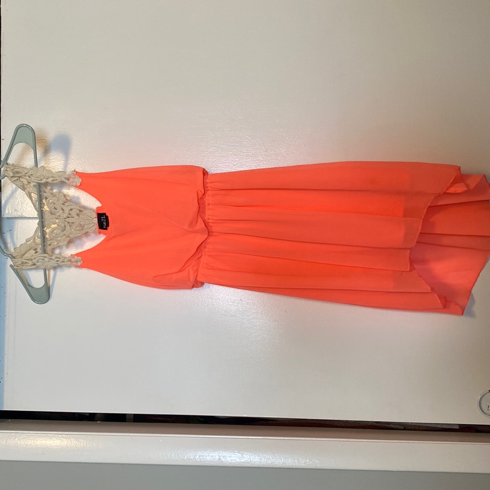 Hot pink summer dress